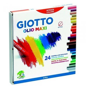 CERA AL ÓLEO ESTUCHE 24 UN. OLIO GIOTTO
