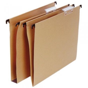CARPETA COLGANTE FOLIO KRAFT LOMO 30MM. VISOR SUPERIOR CORTO GRAFOPLAS