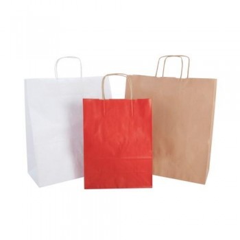 BOLSA KRAFT ROJA 24X11X31, 50 UN. APLI