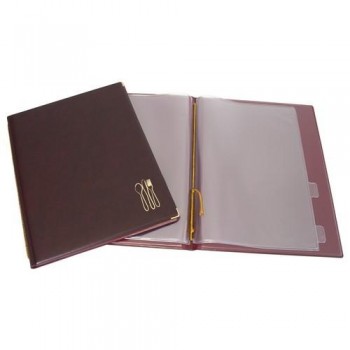 PORTAMENÚ CORDÓN FOLIO BURDEOS GRAFOPLAS