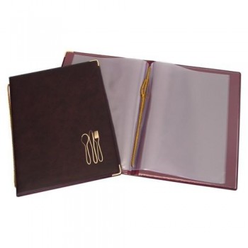 PORTAMENÚ PVC CON CORDÓN CUARTO GRAFOPLAS