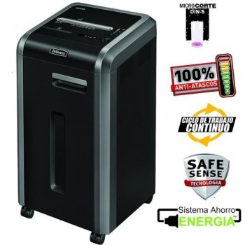 DESTRUCTORA MICROCORTE DE 2X12MM 225MI FELLOWES