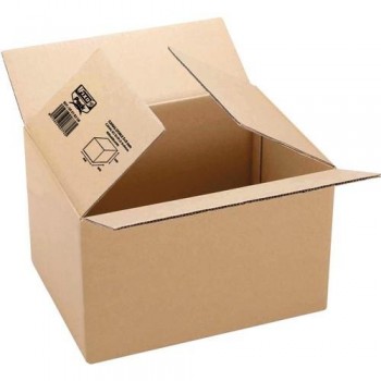 CAJA EMBALAJE KRAFT MARRÓN 400X290X220MM. CANAL SENCILLO 3 MM.. FIXO