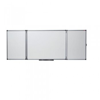 PIZARRA NOBO TRÍPTICA MAGNÉTICA VITRIFICADA 120X90 CM ( ABIERTA 240X90)