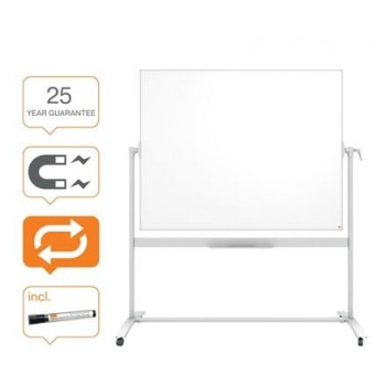Pizarra NOBO Classic Nano Clean  móvil 1200X900 mm, blanco