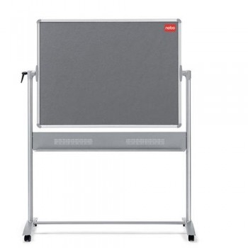 COMBINADO NOBO PIZARRA LACADA/FIELTRO 900x1200 MM. BLANCO