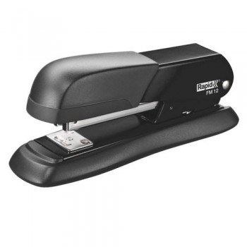 GRAPADORA SOBREMESA 25 HOJAS METÁLICA FM12 NEGRO RAPID