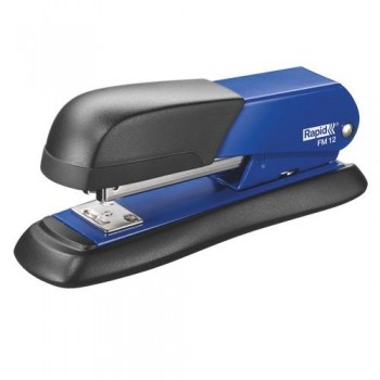 GRAPADORA SOBREMESA 25 HOJAS METÁLICA FM12 AZUL RAPID
