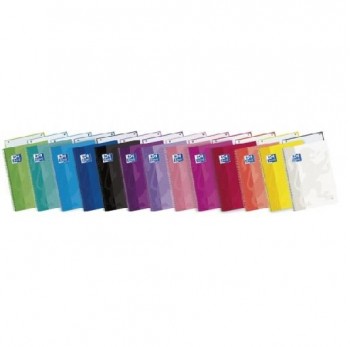 CUADERNO ESPIRAL A4+ 80 HOJAS 90GR. CUADRÍCULA 5X5 4 TALADROS ICE MINT OXFORD