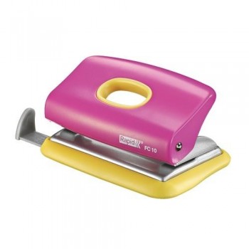 TALADRO SOBREMESA 10 HOJAS FC10 FUNKEY ROSA / AMARILLO RAPID