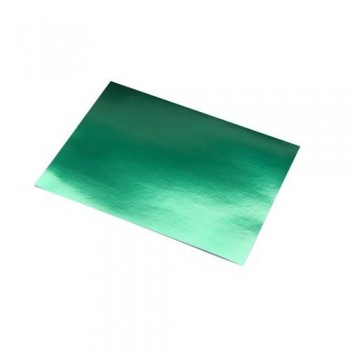 CARTULINA 50X65CM. 225GR. ALUMINIO VERDE SADIPAL