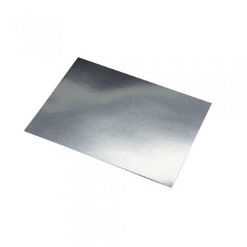 CARTULINA 50X65CM. 225GR. ALUMINIO PLATA BRILLO SADIPAL