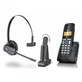 Auricular plantronics inalambrico dect cs540 monoaural cobertura 120 m con microfono.