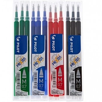 PACK 3 RECAMBIOS BOLIGRAFO PILOT FRIXION VERDE