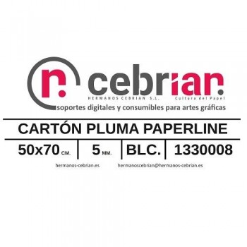 HOJA CARTON PLUMA 50X70 5MM FIRENZE