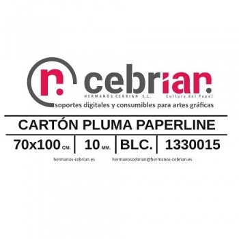 HOJA CARTON PLUMA 70X100 10MM FIRENZE