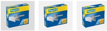 Grapadora Rapid mod. HD210, plata/naranja