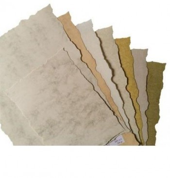 PAQUETE PERGAMINO 25 HOJAS MARMOL BEIGE A4 200G