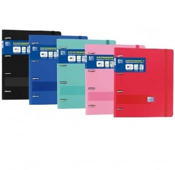 CARPETA OXFORD 4 D 35MM. CON RECAMBIO 5x5 COLORES TENDENCIA POLYFOAM