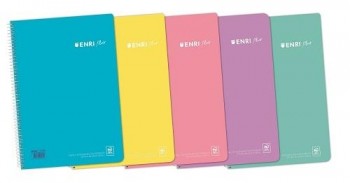 CUADERNO ENRI PLUS FOLIO 80H 90G. CUADRO 4X4 TAPA DE PLASTICO