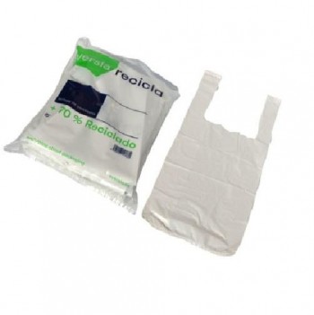 Caja 100 bolsas de plástico reciclado 70x80 G-200