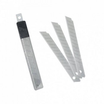 ESTUCHE DE 10 CUCHILLAS CUTTER 9MM