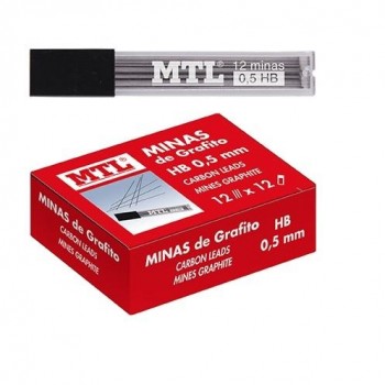 CAJA 12 MINAS 0'5 MM