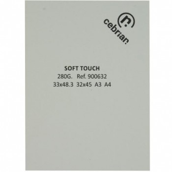 PAQUETE 25 CARTULINAS SOFT TOUCH 280G 33X48,2
