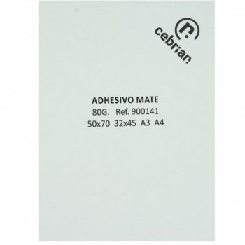 100H PAPEL ADHESIVO C/ CORTES 320X450 SRA3 MATE