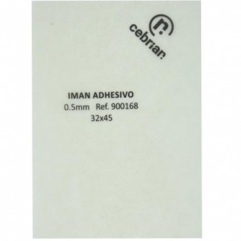 PAQUETE 10 HOJAS PVC MAGNETICO ADHESIVO 0.5MM BLANCO A4