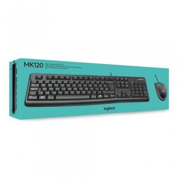 TECLADO Y RATÓN USB LOGITECH DESKTOP MK120