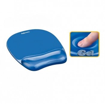 ALFOMBRILLA  REPOSAMUÑECAS GEL FELLOWES AZUL
