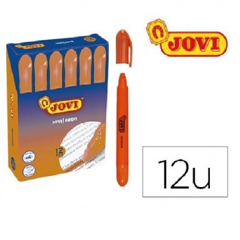 MARCADOR DE CERA GEL FLUORESCENTE NARANJA  JOVI