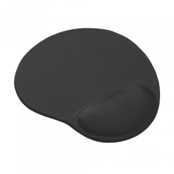 ALFOMBRILLA  ERGONÓMICA REPOSAMUÑECAS DE GEL NEGRO TRUST BIGFOOT