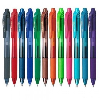 BOLIGRAFO RETRACTIL ENERGEL 0,7MM ROJO PENTEL