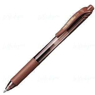 BOLIGRAFO RETRACTIL ENERGEL 0,7MM MARRON PENTEL
