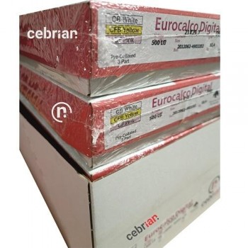 CAJA 2505 HOJAS EUROCALCO DIGITAL 80g A4 5 PAQUETES 167 JUEGOS 1ª HOJA BLANCO/ 2ªCOPIA AMARILLO / 3ª COPIA ROSA