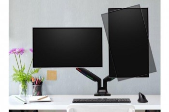 Brazo Kensington doble monitor SmartFit  ajustable en altura One Touch 32\c