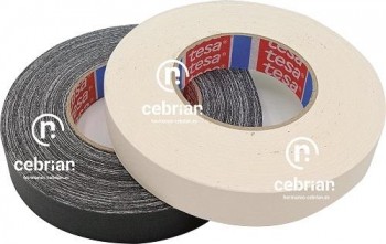 CINTA ADHESIVA TESA PARA CANTEAR TEJIDO BLANCO 25X50m