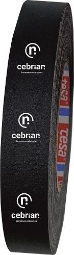 CINTA ADHESIVA PARA CANTEAR TEJIDO NEGRO 25X50m