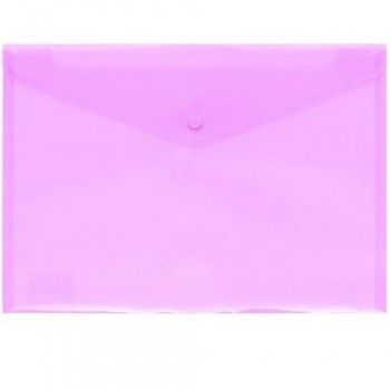 SOBRE FOLIO CON BROCHE ECOPLAS POLIPROPILENO TRANSLUCIDO LAVANDA SOFT