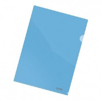 DOSSIER FUNDA UÑERO POLIPROPILENO 120 MICRAS  A4 AZUL DOHE