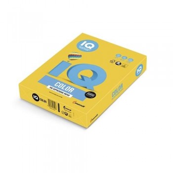 PAQUETE 500 HOJAS IQ COLOR AMARILLO SOL SY40 A3 80G