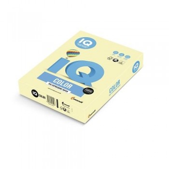 PAQUETE 500 HOJAS IQ COLOR AMARILLO YE23 A3 80G