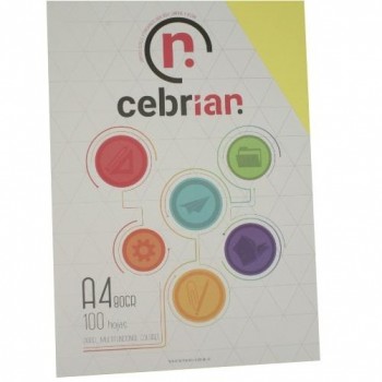 PAQUETE 100 HOJAS AMARILLO CANARIO CY39 A4 80G