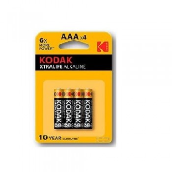 PILAS  ALCALINAS AAA / LR03 BLISTER 4 UNIDADES