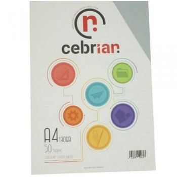PAQUETE 250 CARTULINAS 180G A3 GRIS