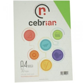 PAQUETE 250 CARTULINAS 240G A3 VERDE HIERBA