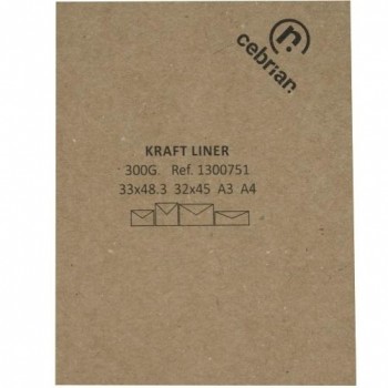 25 KILOS CARTULINA KRAFT LINER 70X100 300G