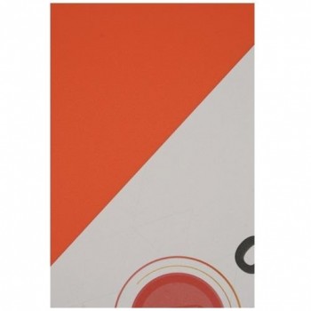 PAQUETE 100 HOJAS POLIPROPILENO A-4 OPACO NARANJA